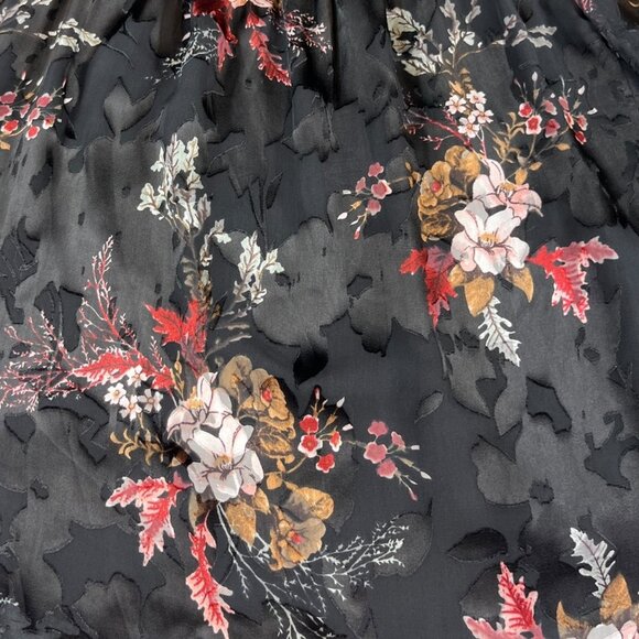 White House Black Market Silk Burnout Floral Off-the-Shoulder Top Size Small NWT - Picture 16 of 16